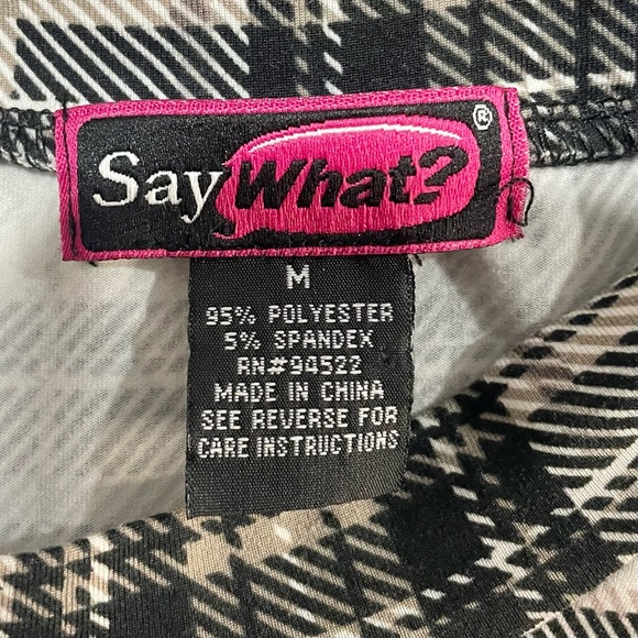 Say What? Black and White Sheath Midi Dress Sleeveless Mock Neck - Picture 6 of 7